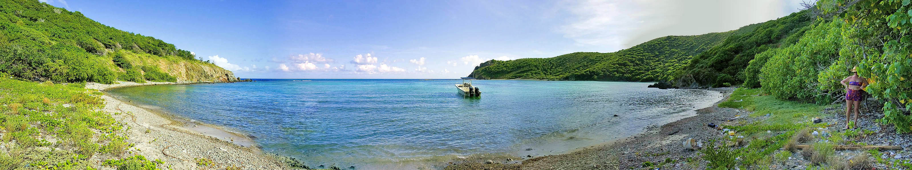 Panorama of West Money Bay, Norman Island