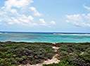 Panorama from Nancy and Walker's secret beach on Anegada