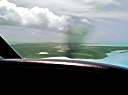 Final for runway 10 at Providenciales, Caicos.