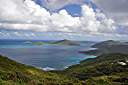 View of Guana Island from the Ridge Road.