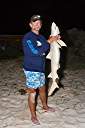 Nancy's 4-foot lemon shark that she would not touch because it was not dead yet.