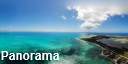 Panorama from 1000 feet above Setting Point, Anegada