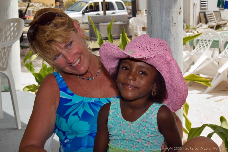 Shayna Warren (Alex and Tieka's daughter) modeling the hat we brought her.